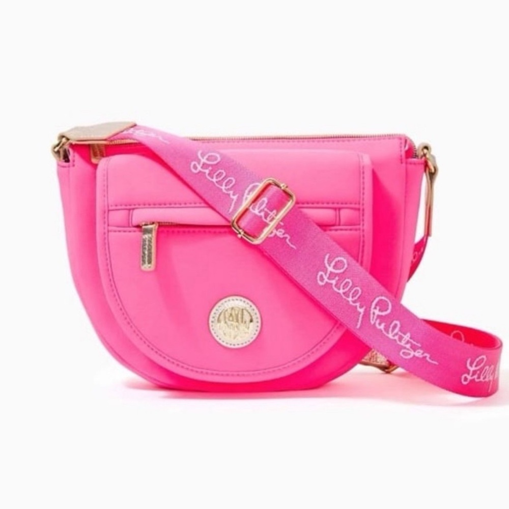 NWOT Lilly Pulitzer Giavanna Neoprene CrossBody Pink Bag